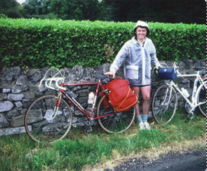 Da on his bike in County Kerry, Ireland 1973